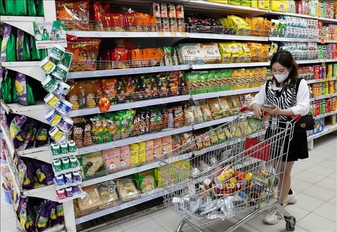 Người dân mua sắm tại siêu thị Big C Thăng Long (Hà Nội). Ảnh minh họa