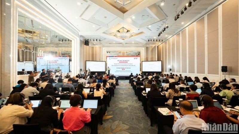Hình ảnh tại lễ công bố hai báo cáo của Ngân hàng Thế giới ngày 22/5. Hình ảnh tại lễ công bố hai báo cáo của Ngân hàng Thế giới ngày 22/5.