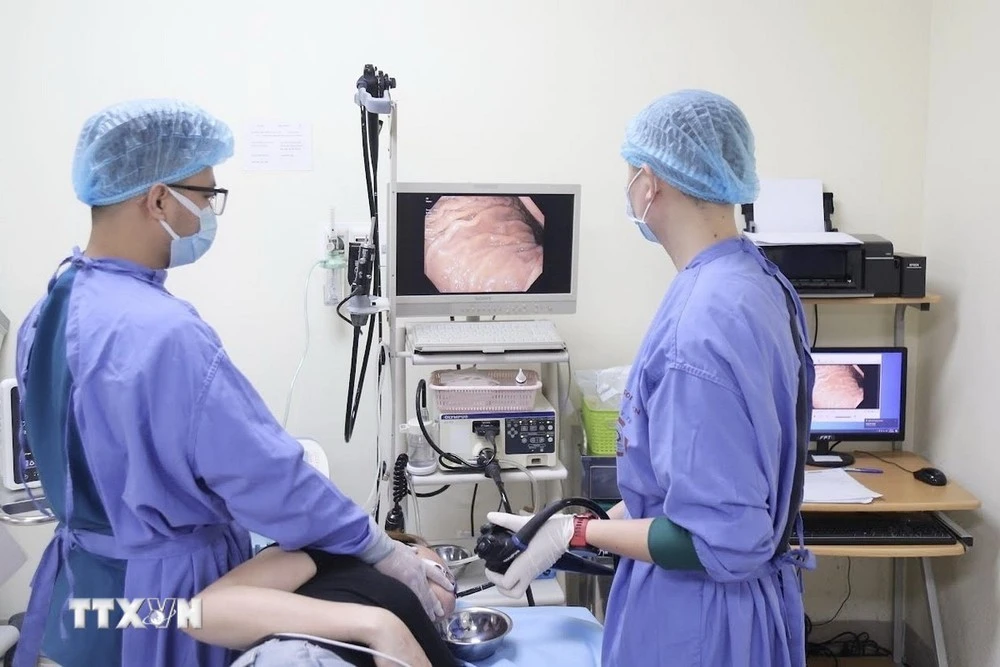 Phòng nội soi tại cơ sở Quán Sứ của Bệnh viện K.