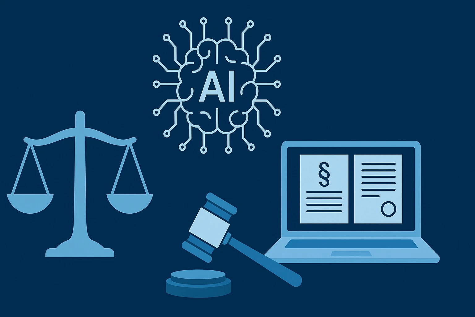 Việc ứng dụng công nghệ mới và trí tuệ nhân tạo (AI) vào lĩnh vực pháp lý đang trở thành xu thế tất yếu trong bối cảnh chuyển đổi số hiện nay. Ảnh minh họa