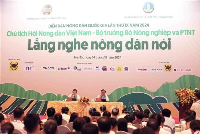 Quang cảnh Diễn đàn Nông dân Quốc gia lần thứ 9, năm 2024.