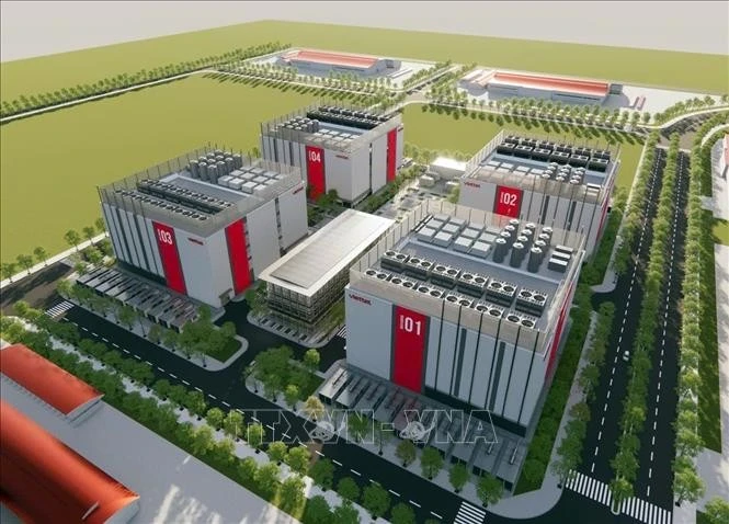 Phối cảnh Trung tâm dữ liệu và Nghiên cứu phát triển công nghệ cao Viettel tại Củ Chi.