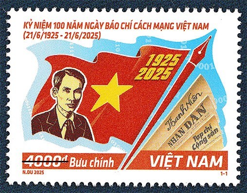 Bộ tem bưu chính “Kỷ niệm 100 năm Ngày Báo chí cách mạng Việt Nam (1925-2025)” Bộ tem bưu chính “Kỷ niệm 100 năm Ngày Báo chí cách mạng Việt Nam (1925-2025)”
