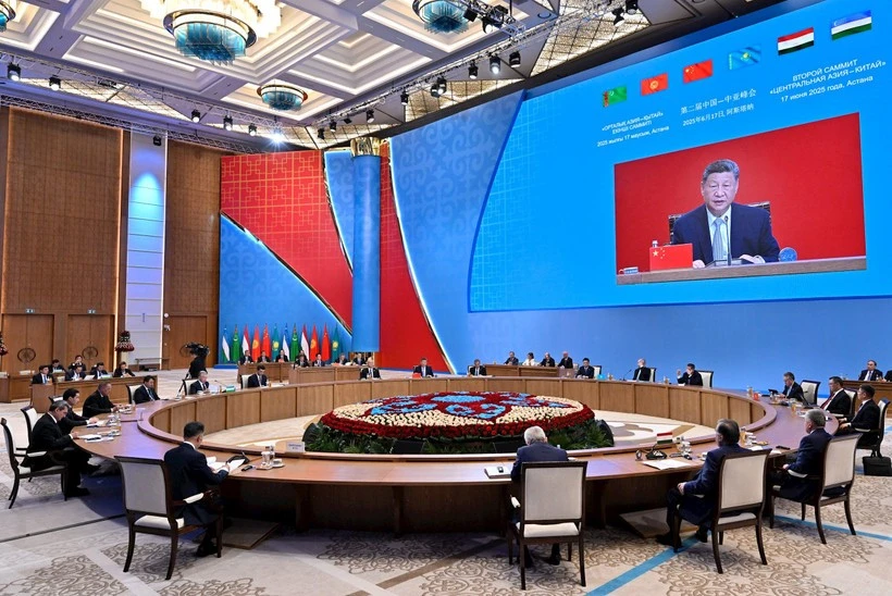 Toàn cảnh Hội nghị thượng đỉnh Trung Quốc - Trung Á lần thứ 2 tại Astana, Kazakhstan.
