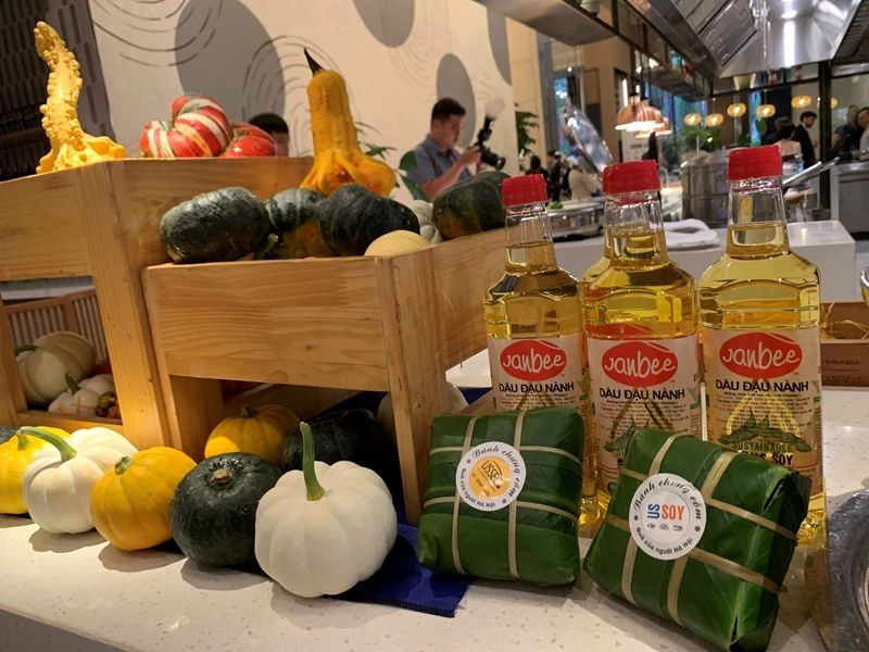 Một số sản phẩm hàng hoá là kết quả của sự hợp tác giữa các doanh nghiệp Việt Nam và Hoa Kỳ trong lĩnh vực nông nghiệp.