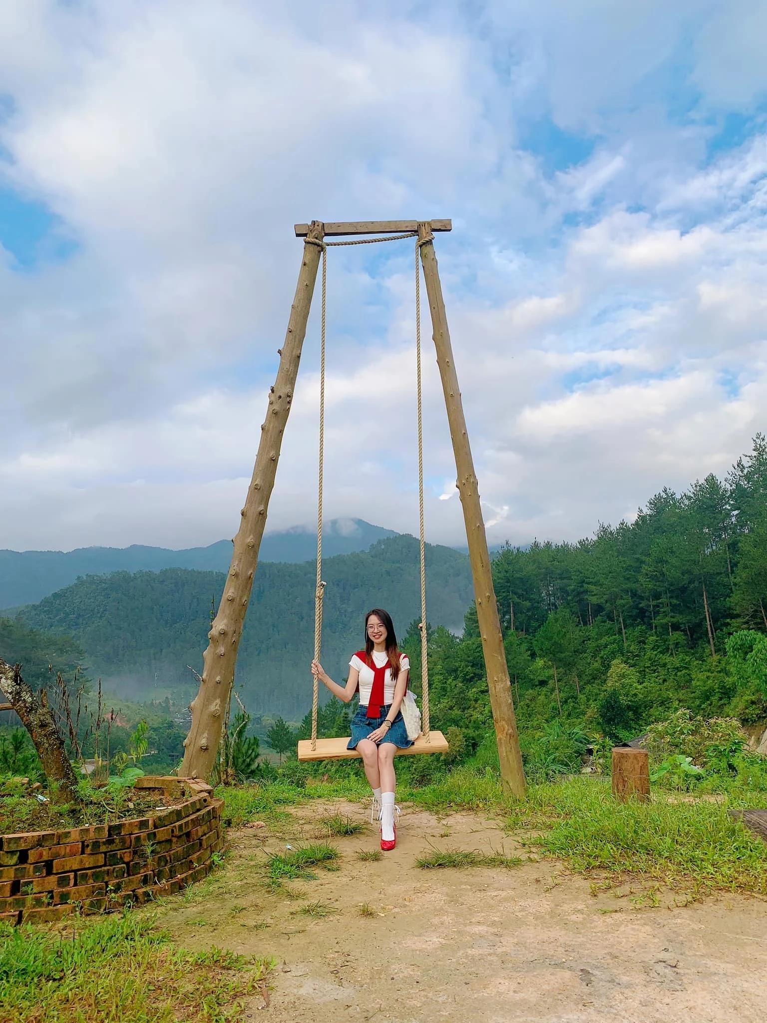 Cô nàng lưu lại những khoảnh khắc đáng nhớ.