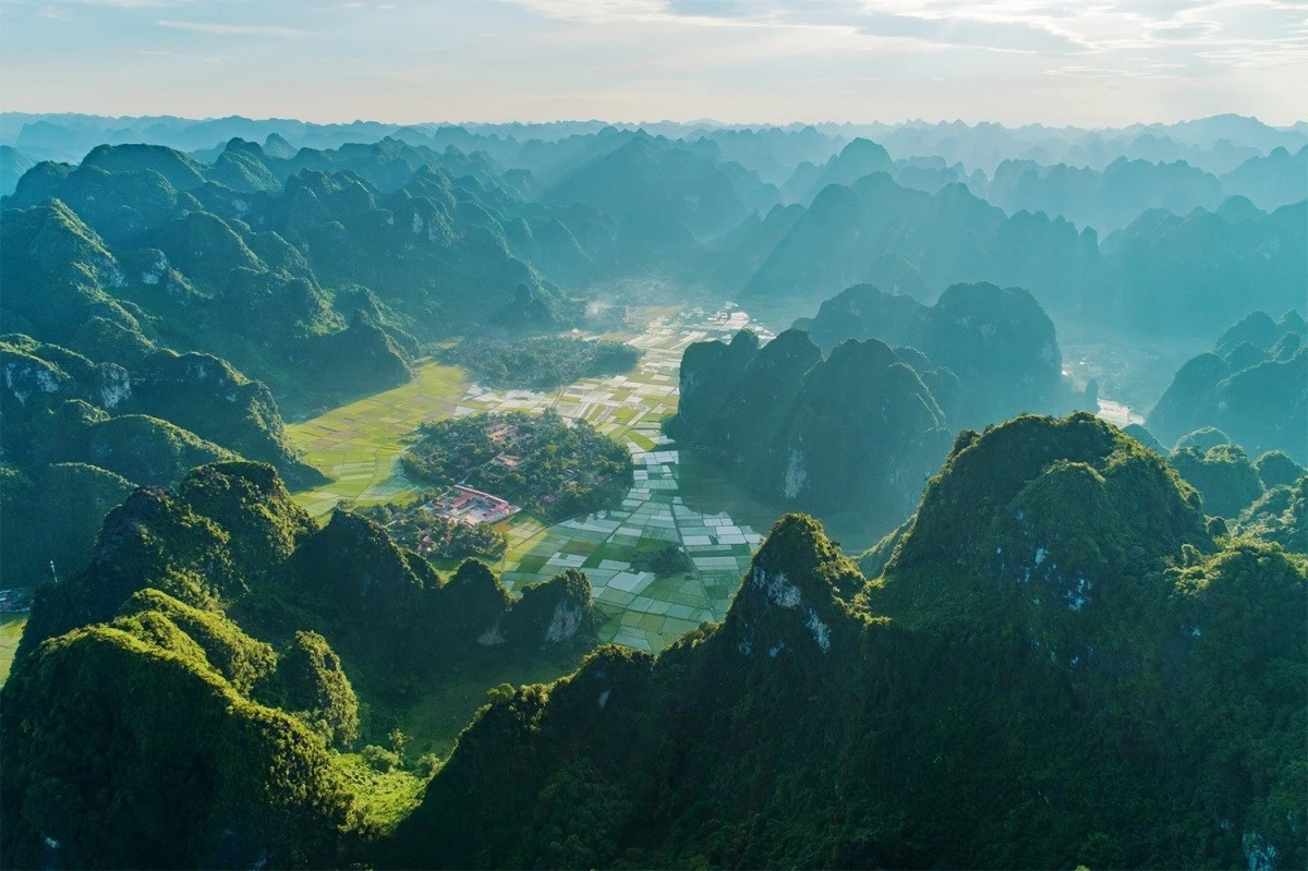 Thung lũng Yên Thịnh ở huyện Hữu Lũng, Lạng Sơn.