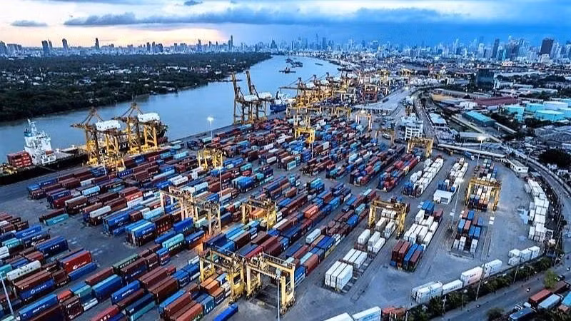 Ảnh minh họa: Cảng Bangkok trên sông Chao Phraya, Thái Lan.