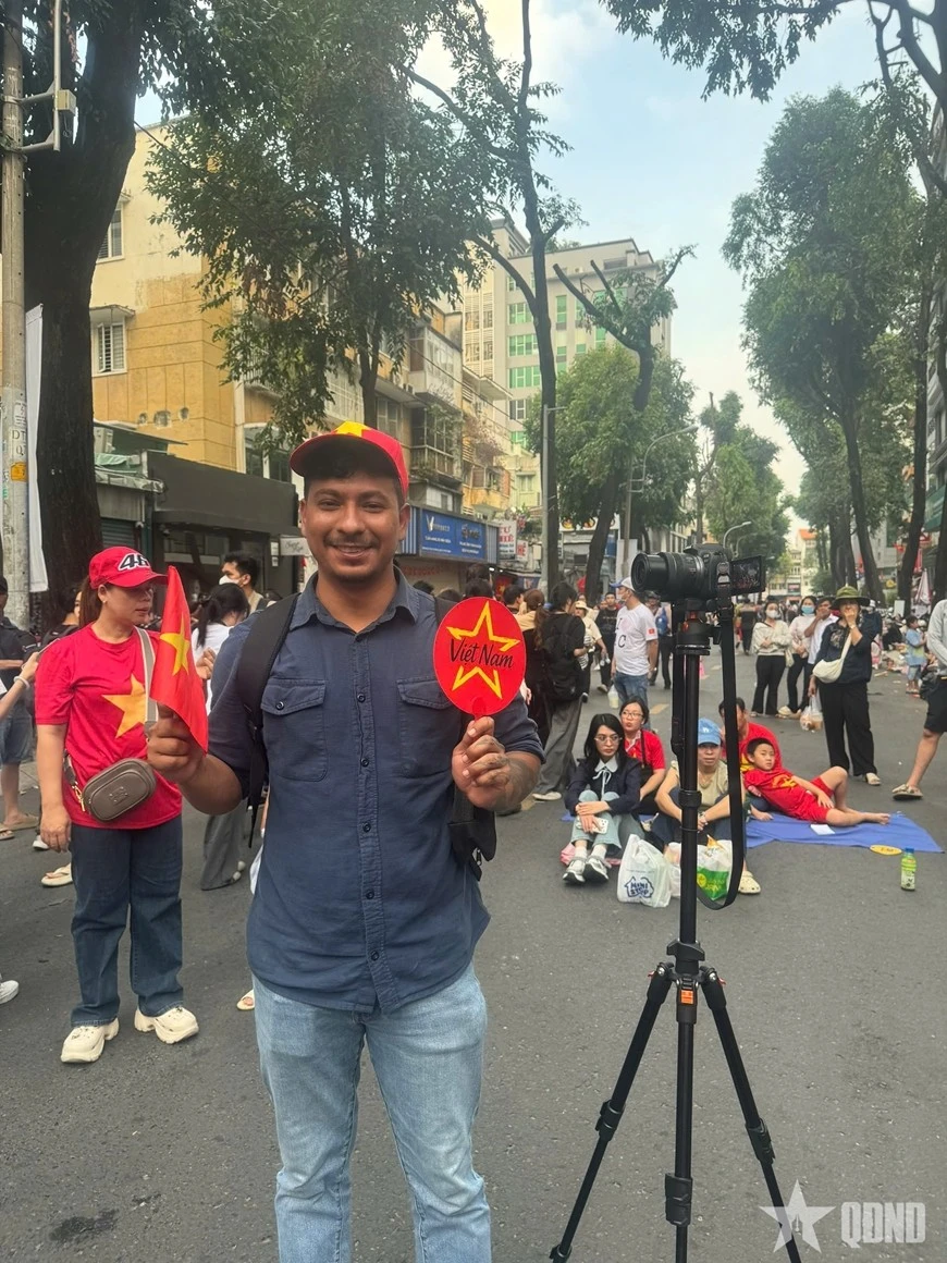 Anh Brayan Landinez, từ Venezuela.