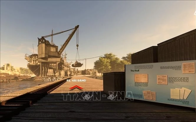 Không gian Triển lãm trực tuyến "Hải cảng xưa: Từ Đông Dương ra thế giới".