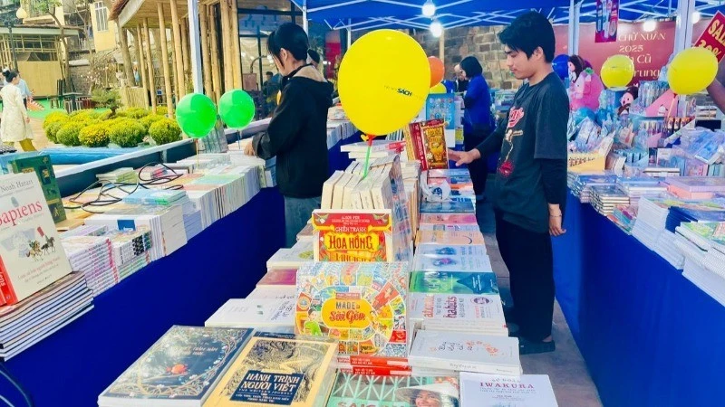 Không gian văn hóa đọc trong Hội chữ Xuân Ất Tỵ 2025.
