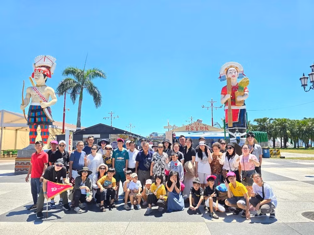 Khách Việt Nam tham quan tại Đài Loan (Trung Quốc).