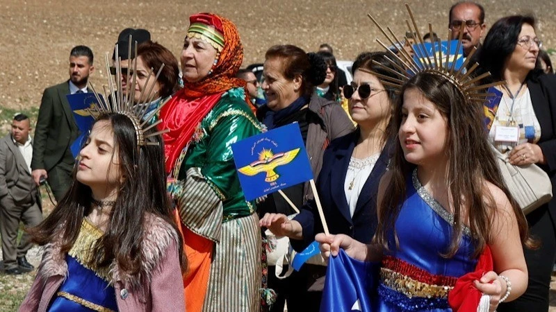 Tổ chức kỷ niệm lễ Akitu - ngày khởi đầu Năm mới trong thời kỳ Assyria cổ đại, tại Bashiqa, Iraq, ngày 1/4/2023.