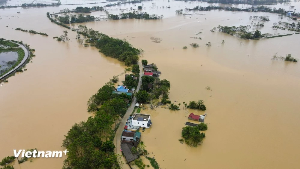 Bão số 3 đang gây ảnh hưởng nặng nề ở miền Bắc.
