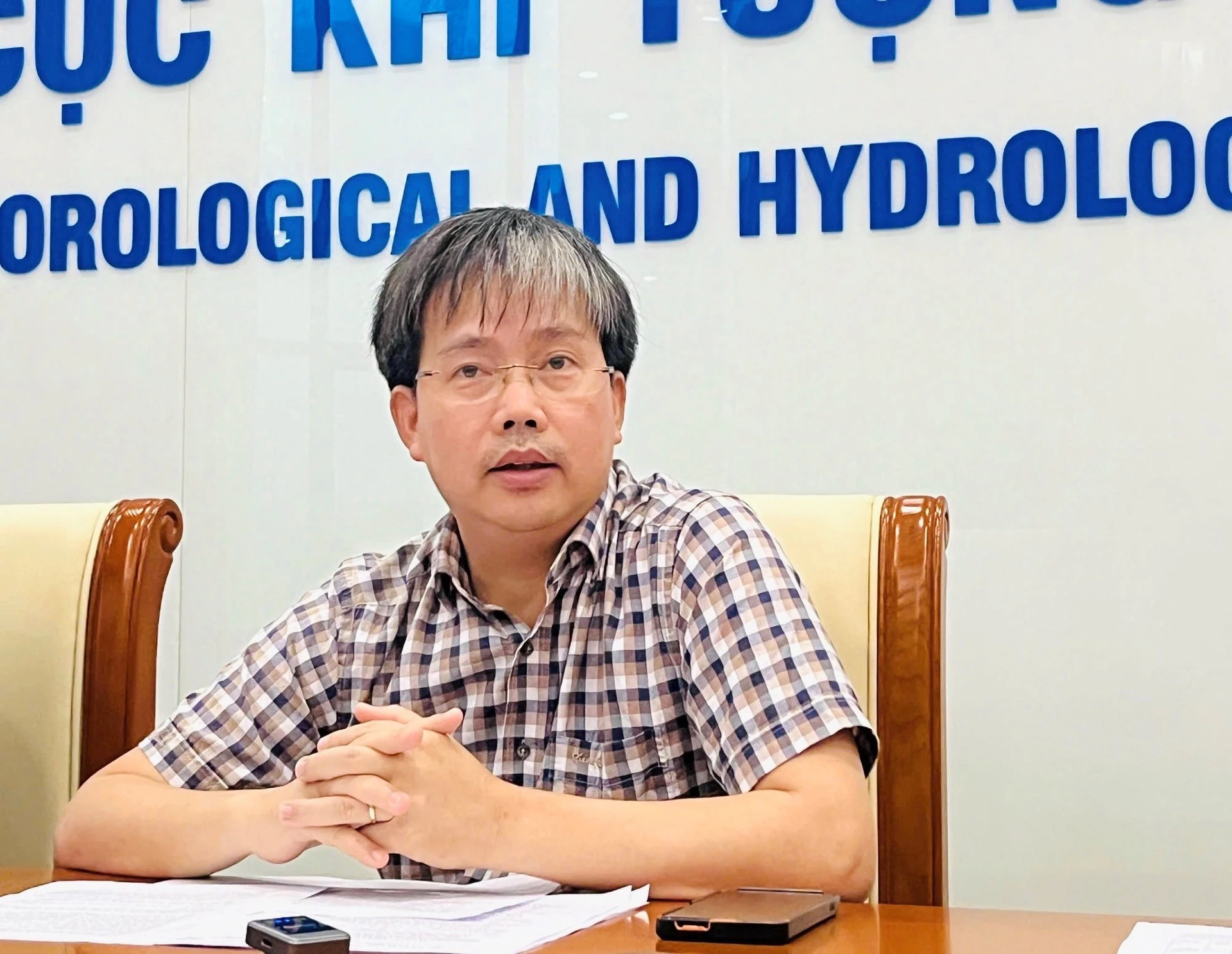 Ông Mai Văn Khiêm, Giám đốc Trung tâm Dự báo KTTV quốc gia, Tổng cục KTTV.