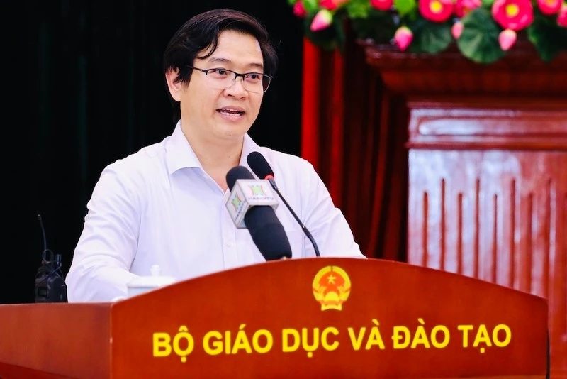 Vụ trưởng Vụ Giáo dục phổ thông, Bộ Giáo dục và Đào tạo Thái Văn Tài.