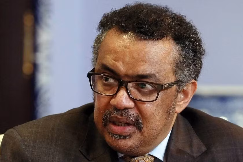 Tổng Giám đốc Tổ chức Y tế Thế giới (WHO) Tedros Adhanom Ghebreyesus.