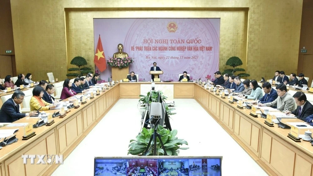 Hội nghị toàn quốc về phát triển các ngành công nghiệp văn hoá Việt Nam.