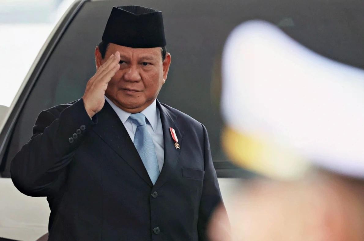 Tổng thống đắc cử Indonesia Prabowo Subianto.