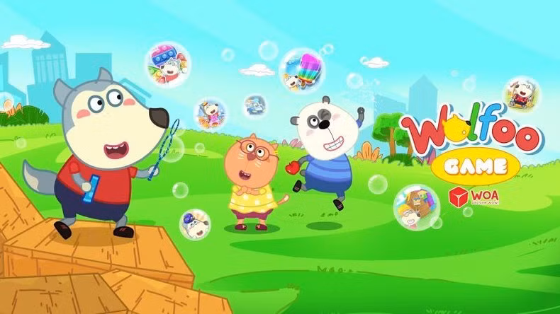 Wolfoo Game đa dạng câu chuyện, tình huống... nhằm giáo dục, phát triển kỹ năng cho trẻ em dưới 10 tuổi. (Ảnh: GOOGLE PLAY)