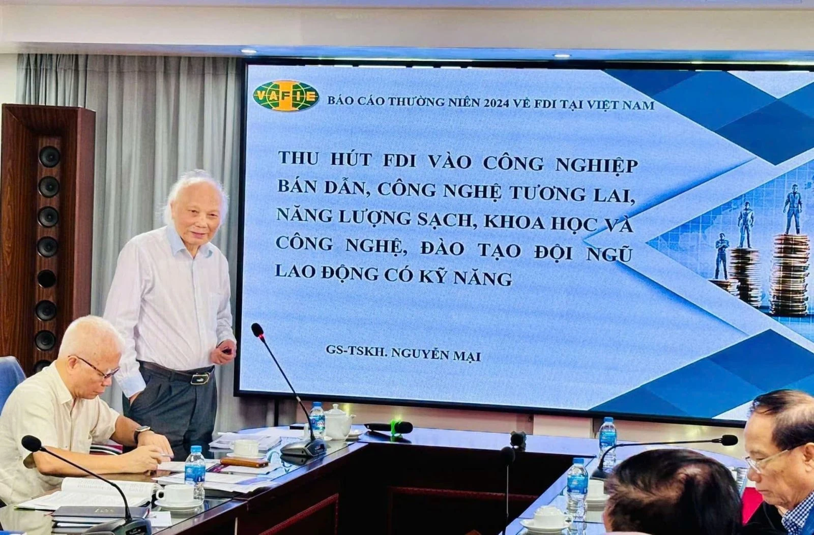 Lễ công bố Báo cáo thường niên về FDI năm 2024.