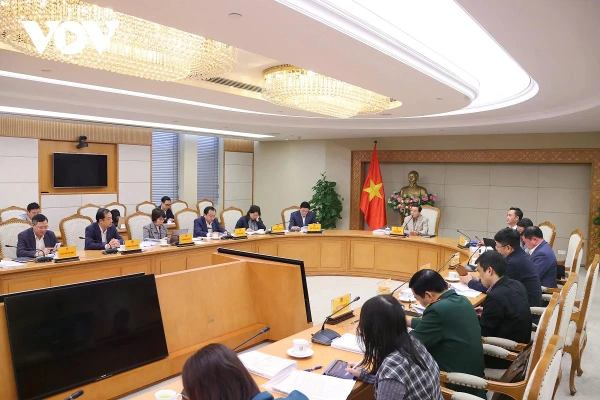 Toàn cảnh buổi làm việc.