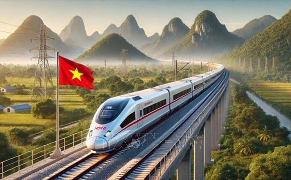 Đường sắt Lào Cai - Hà Nội - Hải Phòng. Ảnh minh họa