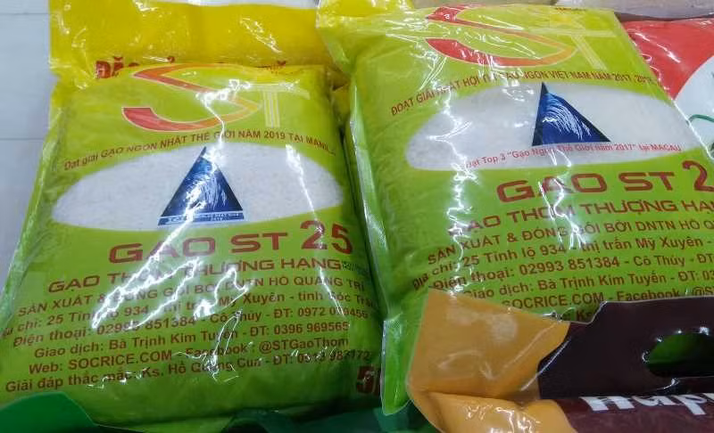 Gạo ST25.