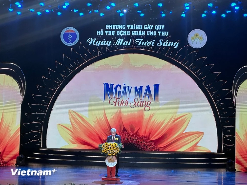 Ông Đỗ Văn Chiến - Ủy viên Bộ Chính trị, Bí thư Trung ương Đảng, Chủ tịch Ủy ban Trung ương Mặt trận Tổ quốc Việt Nam phát biểu tại Chương trình.