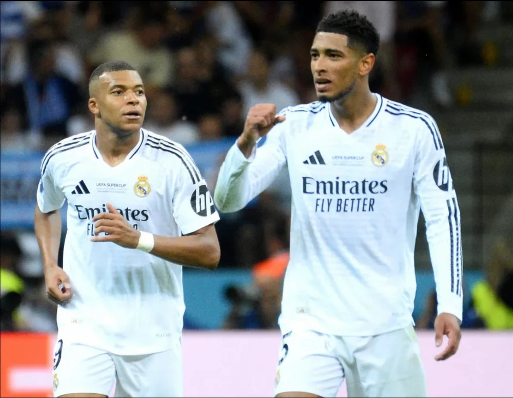 Real Madrid sở hữu Mbappe và Bellingham nhưng xếp tận thứ tám.