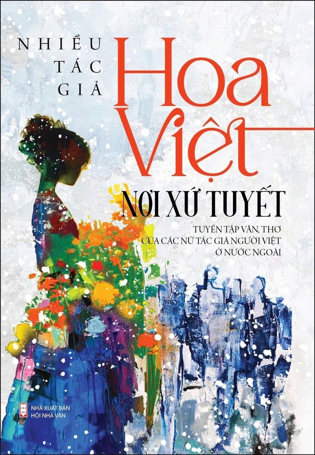 Cover page of the best collection of the Essay and Poetry Writing Contest about Vietnamese Women Abroad. Trang bìa Tuyển tập các tác phẩm xuất sắc nhất của Cuộc thi viết tản văn, thơ về người Phụ nữ Việt Nam nơi xa xứ.