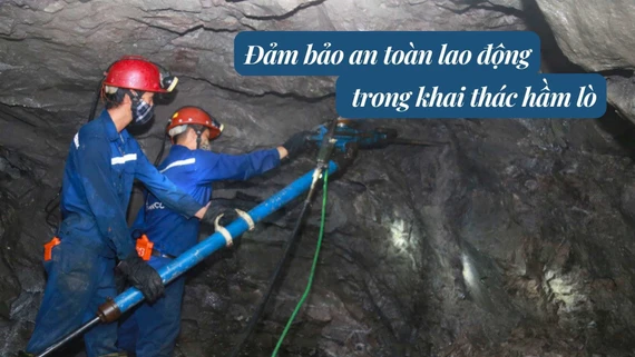 Đảm bảo an toàn lao động trong khai thác hầm lò