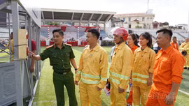 Lào Cai tổng duyệt Hội thi nghiệp vụ chữa cháy và cứu nạn, cứu hộ năm 2026