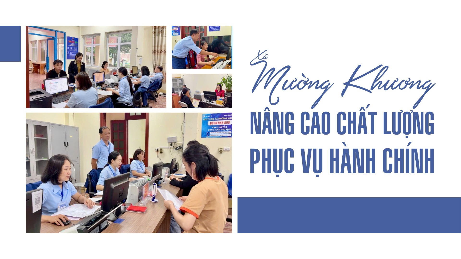 Xã Mường Khương nâng cao chất lượng phục vụ hành chính