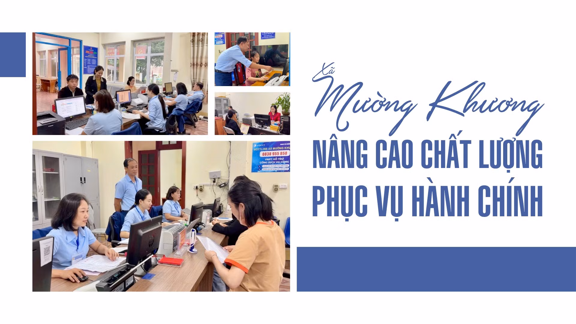 Xã Mường Khương nâng cao chất lượng phục vụ hành chính