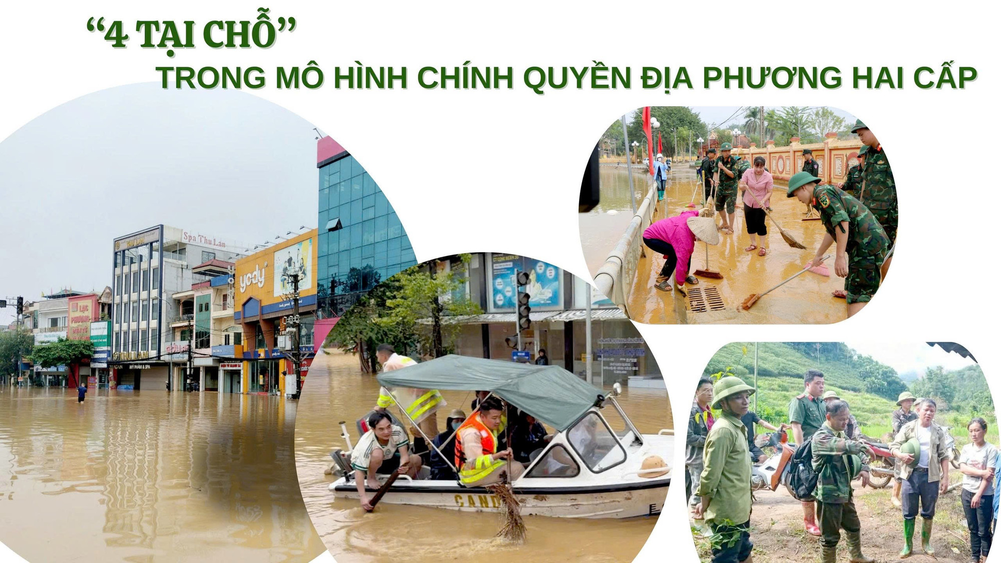  “4 tại chỗ” trong mô hình chính quyền địa phương hai cấp