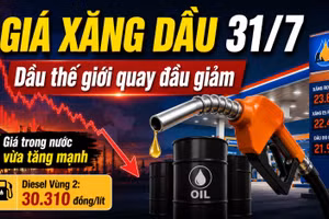 Giá xăng dầu hôm nay 31/7: Dầu thế giới giảm, xăng trong nước tăng