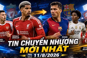 Tin chuyển nhượng hôm nay 11/8: Liverpool có Araújo, Rodri nóng trở lại