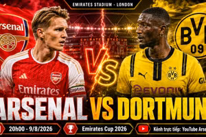 Arsenal vs Dortmund 20h 9/8: Link trực tiếp, đội hình và dự đoán tỷ số