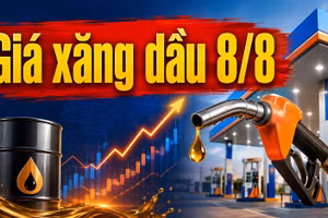 Giá xăng dầu hôm nay 8/8/2026: Dầu thế giới quay đầu giảm