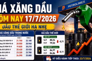 Giá xăng dầu hôm nay 17/7: Trong nước tăng, dầu thế giới hạ nhẹ