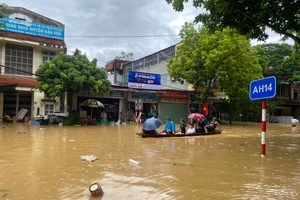 Bảo Yên: Nhiều khu vực tiếp tục ngập sâu, cô lập hoàn toàn
