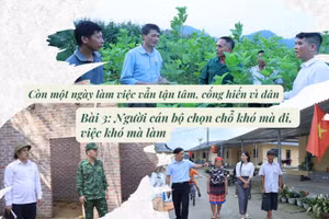 Còn một ngày làm việc vẫn tận tâm, cống hiến vì dân