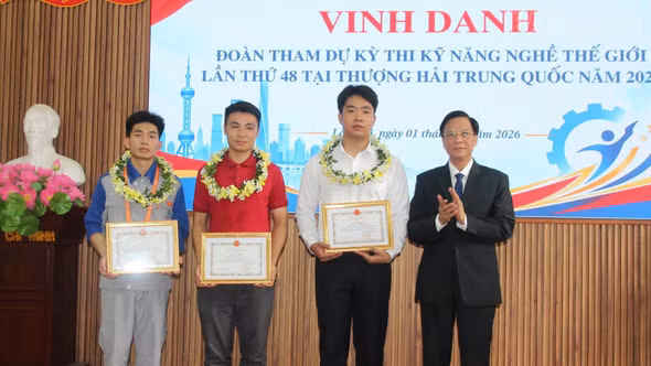 Trường Cao đẳng Lào Cai vinh danh đoàn tham dự Kỳ thi Kỹ năng nghề thế giới 2026