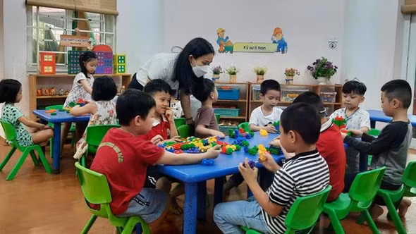 Trường mầm non tư thục phải đầu tư tối thiểu 30 triệu đồng/trẻ