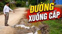 Nguy cơ mất an toàn giao thông trên Tỉnh lộ 151C trong mùa mưa