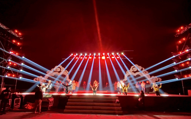 [Ảnh] Văn Yên tích cực chuẩn bị cho Lễ công bố Quyết định chứng nhận Di sản Văn hoá phi vật thể Quốc gia “Lễ hội Đền Đông Cuông” và khai hội Đền năm 2023 ảnh 8