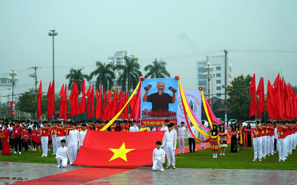 Khai mạc Hội khoẻ Phù Đổng tỉnh Yên Bái lần thứ XI, năm 2024 ảnh 4 Khai mạc Hội khoẻ Phù Đổng tỉnh Yên Bái lần thứ XI, năm 2024 ảnh 4