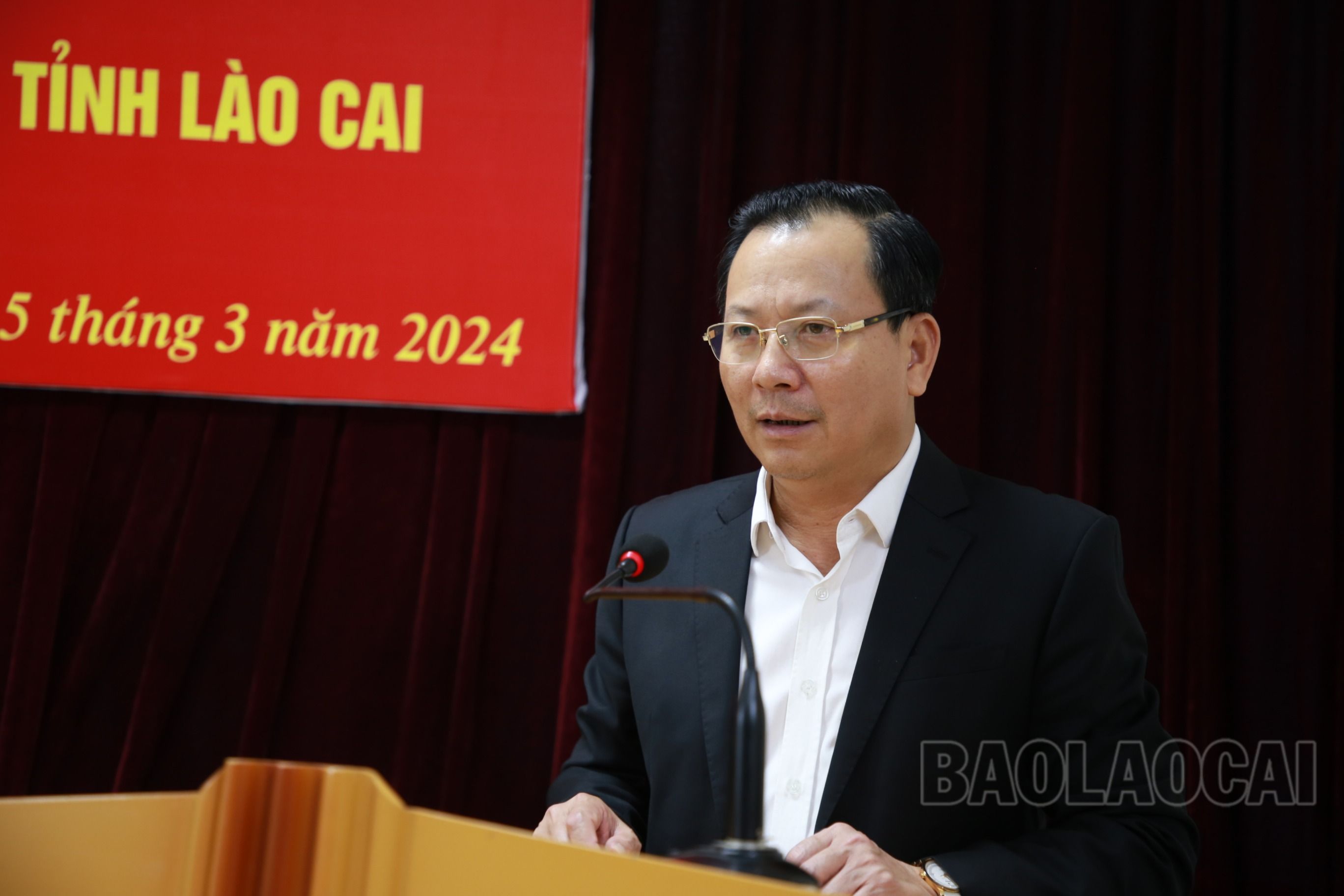Phó Chủ tịch Thường trực UBND tỉnh phát biểu tại hội nghị. IMG_6730.JPG