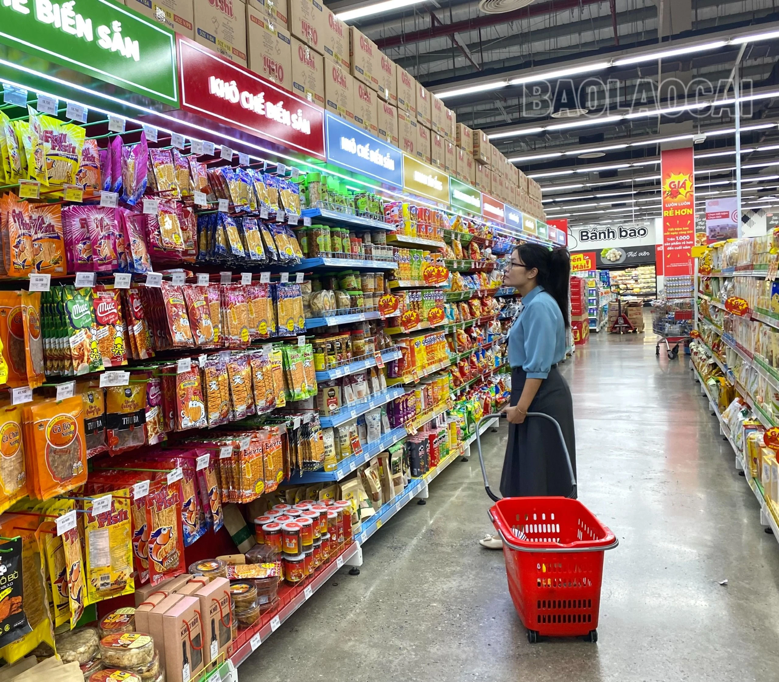 Người tiêu dùng được hưởng lợi từ các chính sách giảm giá.jpg